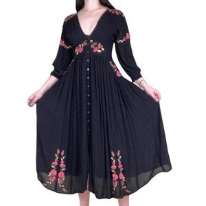 Free People Day Glow midi dress NWT